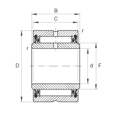 LS NA4906-2RSR, ߴϵ 49ɂ(c)ܷ