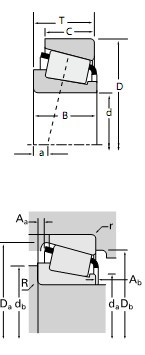 TIMKEN 單列圓錐滾子軸承M224749/M224712樣本圖紙